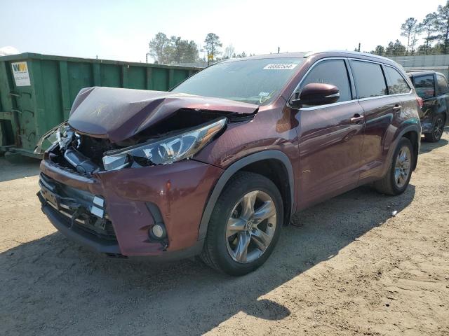 TOYOTA HIGHLANDER 2018 with VIN 5TDDZRFH6JS488183 - Photo from auction