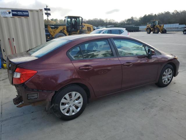 Photo 3 from auction – 2012 HONDA CIVIC LX with VIN 19XFB2F52CE074485