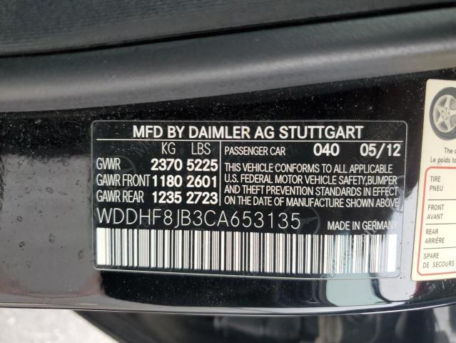Photo 12 from auction – 2012 MERCEDES-BENZ E 350 4MAT with VIN WDDHF8JB3CA653135