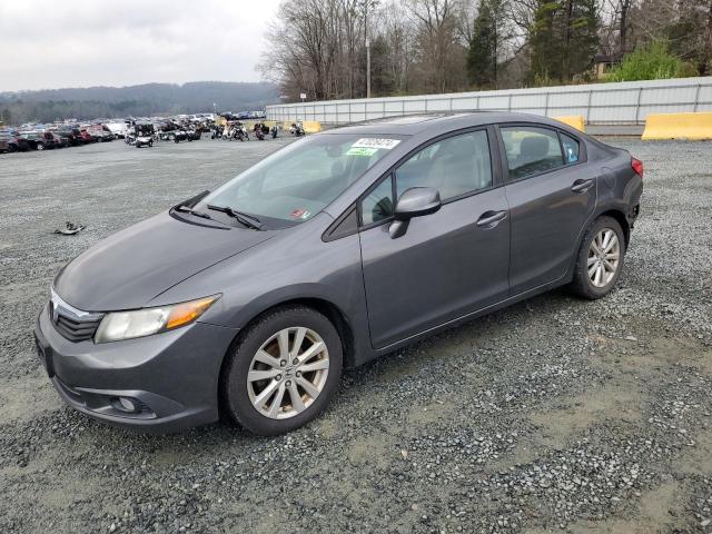 HONDA CIVIC EX 2012 with VIN 19XFB2F8XCE384264 - Photo from auction