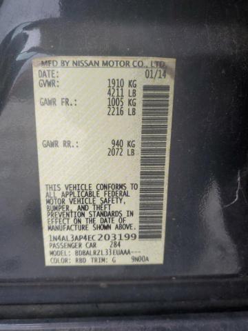 Photo 13 from auction – 2014 NISSAN ALTIMA 2.5 with VIN 1N4AL3AP4EC203199