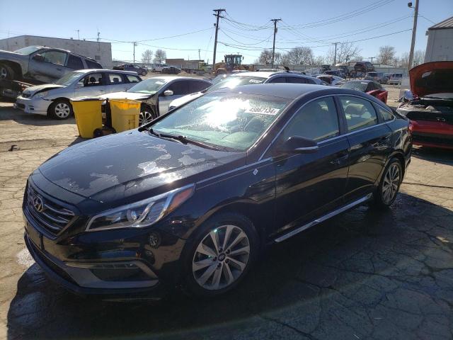 HYUNDAI SONATA SPO 2017 with VIN 5NPE34AF6HH488926 - Photo from auction