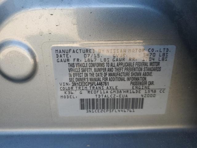 Photo 13 from auction – 2015 NISSAN VERSA NOTE with VIN 3N1CE2CP5FL446761