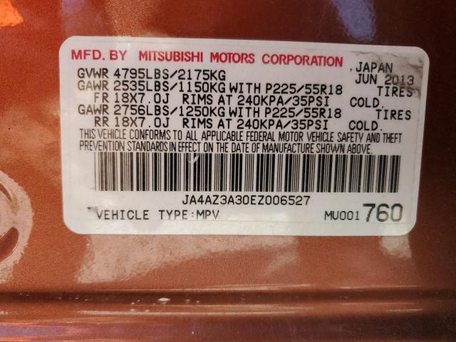 Photo 14 from auction – 2014 MITSUBISHI OUTLANDER with VIN JA4AZ3A30EZ006527