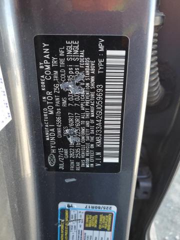 Photo 13 from auction – 2016 HYUNDAI TUCSON LIM with VIN KM8J33A42GU059693