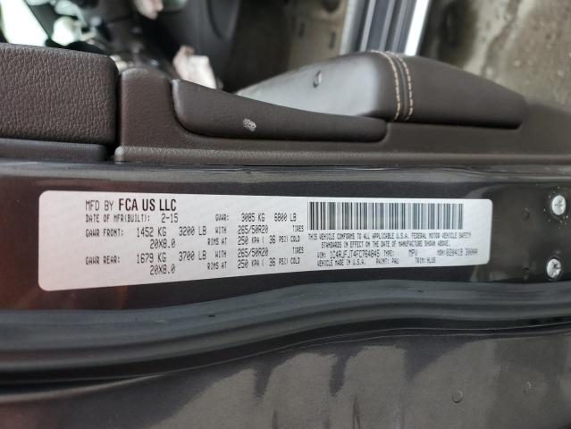 Photo 14 from auction – 2015 JEEP GRAND CHER with VIN 1C4RJFJT4FC764845