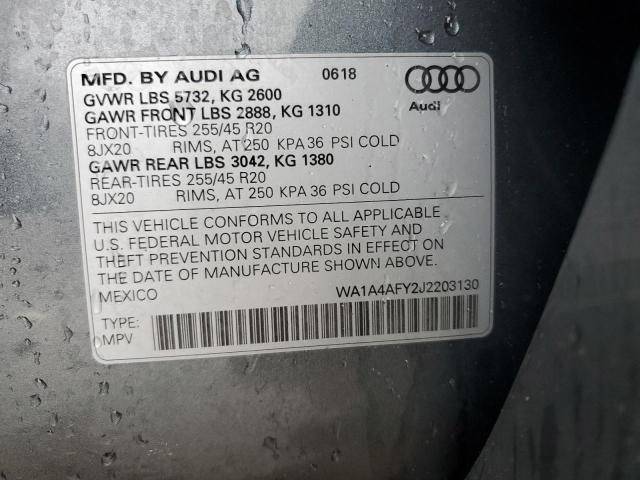 Photo 12 from auction – 2018 AUDI SQ5 PREMIU with VIN WA1A4AFY2J2203130