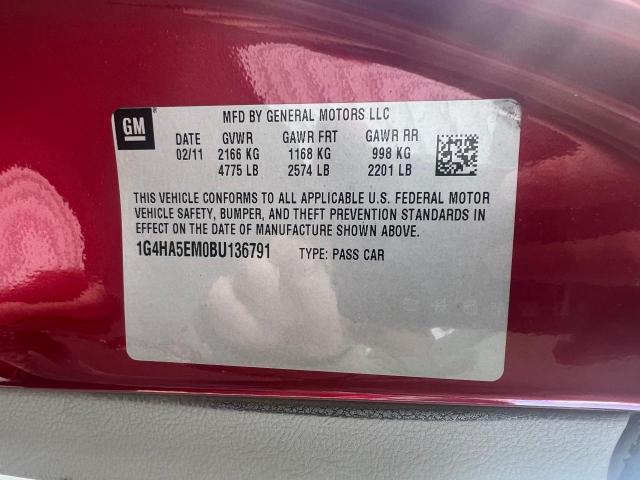 Photo 10 from auction – 2011 BUICK LUCERNE CX with VIN 1G4HA5EM0BU136791