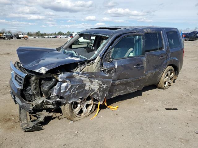 HONDA PILOT EXLN 2014 with VIN 5FNYF4H72EB045301 - Photo from auction