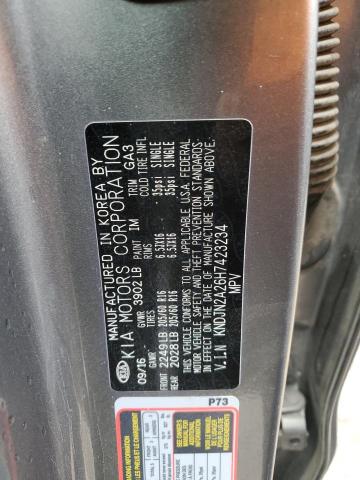 Photo 12 from auction – 2017 KIA SOUL with VIN KNDJN2A26H7423234