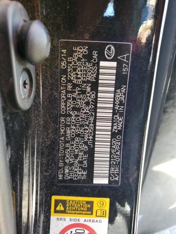 Photo 12 from auction – 2014 LEXUS CT 200 with VIN JTHKD5BH4E2197780