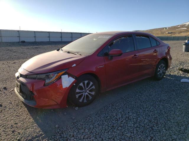 TOYOTA COROLLA LE 2021 with VIN JTDEAMDE0MJ015064 - Photo from auction