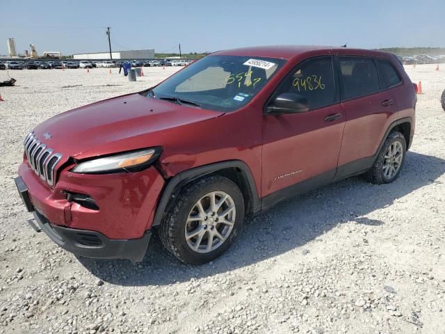 Photo 1 from auction – 2015 JEEP CHEROKEE S with VIN 1C4PJLAB5FW554167