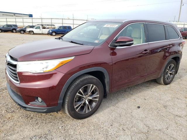 TOYOTA HIGHLANDER 2016 с VIN 5TDJKRFH3GS298700 - Фото с аукциона