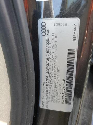 Photo 13 from auction – 2016 AUDI A6 PREMIUM with VIN WAUGFAFC7GN178745