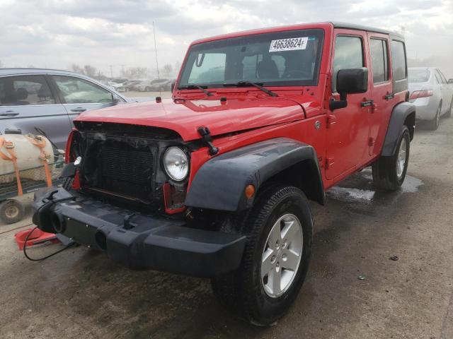 JEEP WRANGLER U 2015 with VIN 1C4BJWDG1FL512812 - Photo from auction