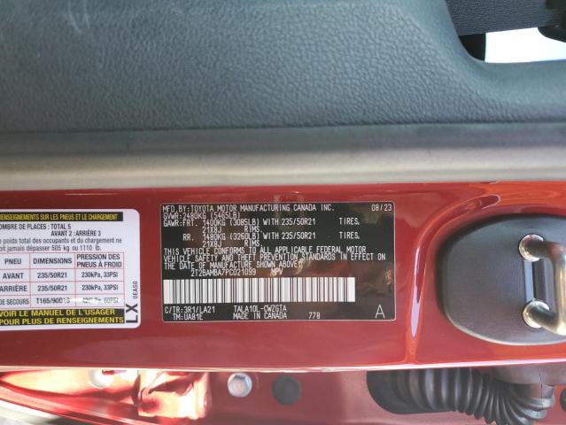 Photo 14 from auction – 2023 LEXUS RX 350 BAS with VIN 2T2BAMBA7PC021099