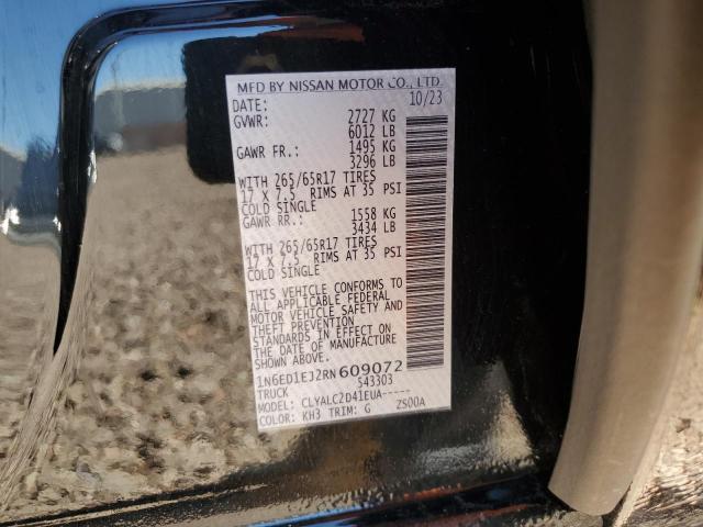 Photo 12 from auction – 2024 NISSAN FRONTIER S with VIN 1N6ED1EJ2RN609072