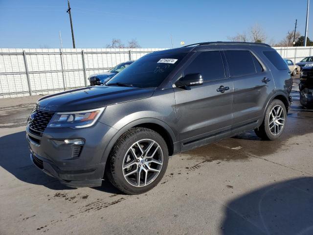 FORD EXPLORER S 2018 with VIN 1FM5K8GT7JGB29422 - Photo from auction