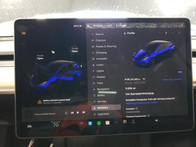 Фото 9 с аукциона – 2023 TESLA MODEL Y с VIN 7SAYGDEF7PF879238