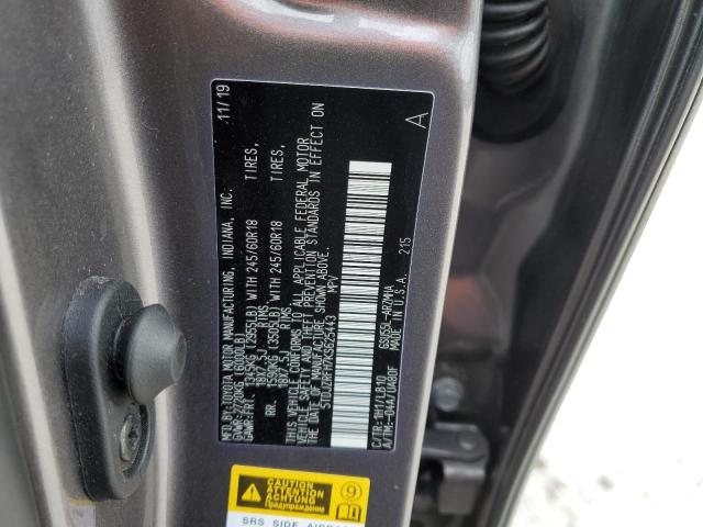 Photo 14 from auction – 2019 TOYOTA HIGHLANDER with VIN 5TDJZRFH7KS625443