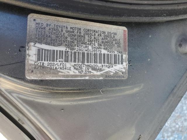 Photo 13 from auction – 1998 LEXUS ES 300 with VIN JT8BF28G1W0128579