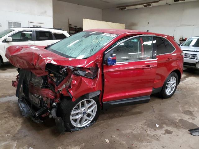 FORD EDGE SEL 2021 with VIN 2FMPK4J94MBA48971 - Photo from auction
