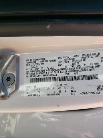 Photo 14 from auction – 2017 FORD ESCAPE S with VIN 1FMCU0F78HUB56602