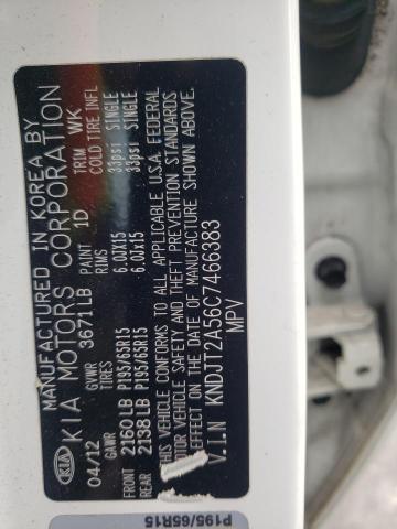 Photo 13 from auction – 2012 KIA SOUL with VIN KNDJT2A56C7466383