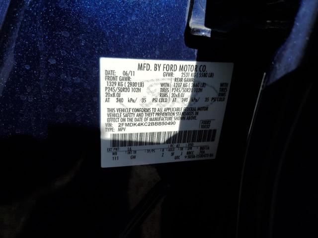 Photo 12 from auction – 2011 FORD EDGE LIMIT with VIN 2FMDK4KC2BBB50490
