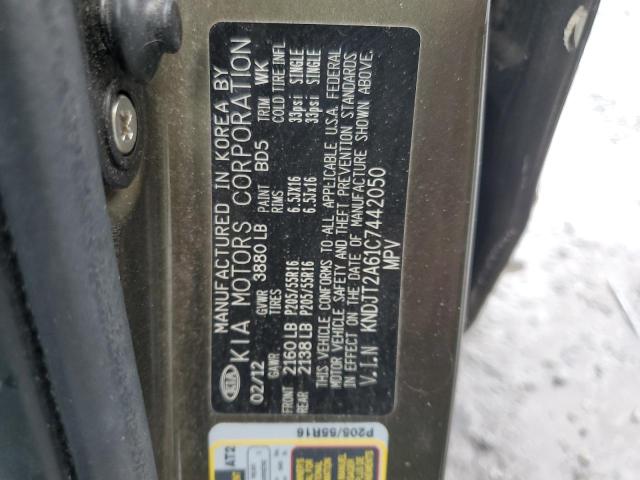 Photo 12 from auction – 2012 KIA SOUL + with VIN KNDJT2A61C7442050