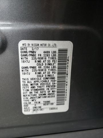 Photo 14 from auction – 2017 NISSAN ROGUE S with VIN JN8AT2MT1HW148358