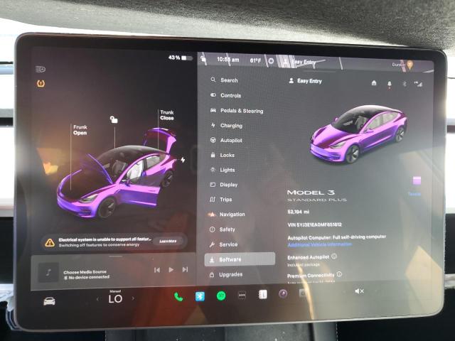 Photo 9 from auction – 2021 TESLA MODEL 3 with VIN 5YJ3E1EA0MF851812