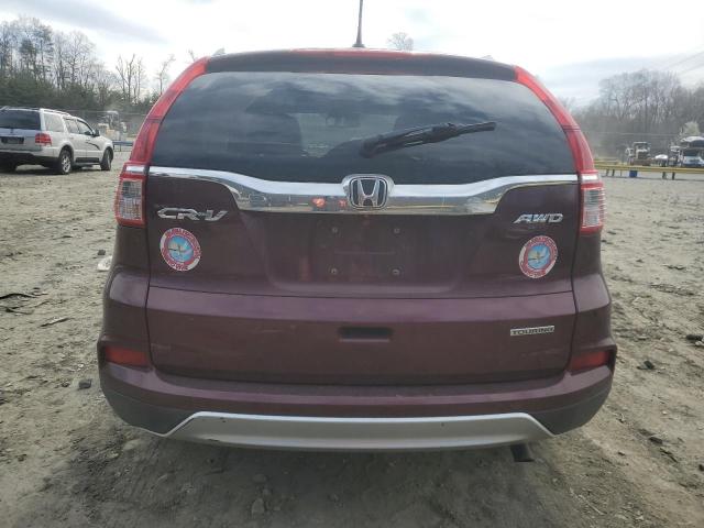 Photo 6 from auction – 2016 HONDA CR-V TOURI with VIN 5J6RM4H96GL071115