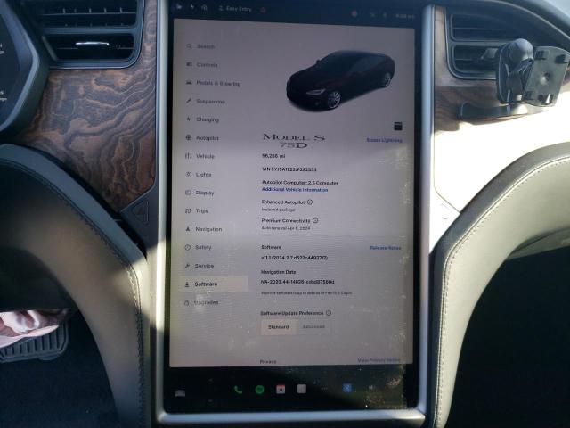 Photo 9 from auction – 2018 TESLA MODEL S with VIN 5YJSA1E23JF292333