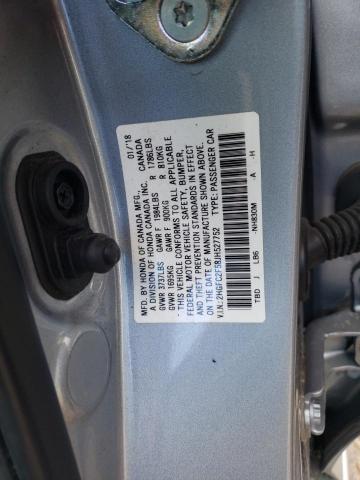 Photo 12 from auction – 2018 HONDA CIVIC LX with VIN 2HGFC2F58JH527752
