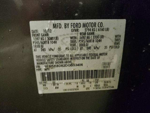 Фото 14 с аукциона – 2013 FORD EXPLORER X с VIN 1FM5K8D82DGB53406