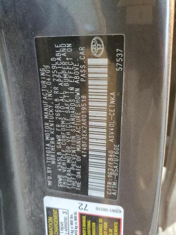 Photo 12 from auction – 2010 TOYOTA CAMRY BASE with VIN 4T4BF3EK2AR019518