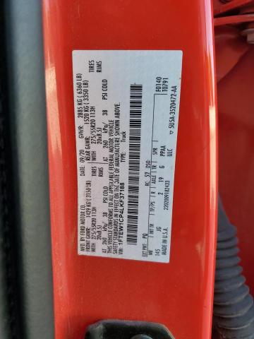 Photo 12 from auction – 2020 FORD F150 SUPER with VIN 1FTEW1CP4LKF37188