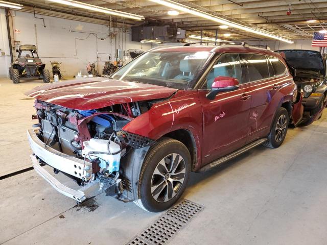 TOYOTA HIGHLANDER 2022 with VIN 5TDHBRCHXNS548241 - Photo from auction
