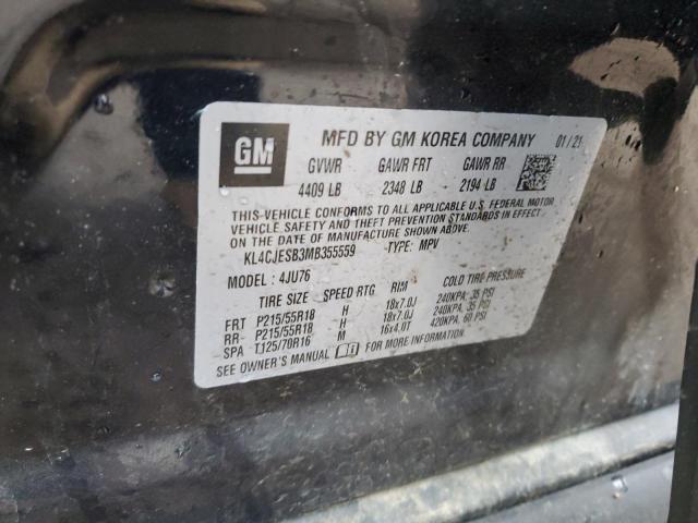 Photo 12 from auction – 2021 BUICK ENCORE PRE with VIN KL4CJESB3MB355559