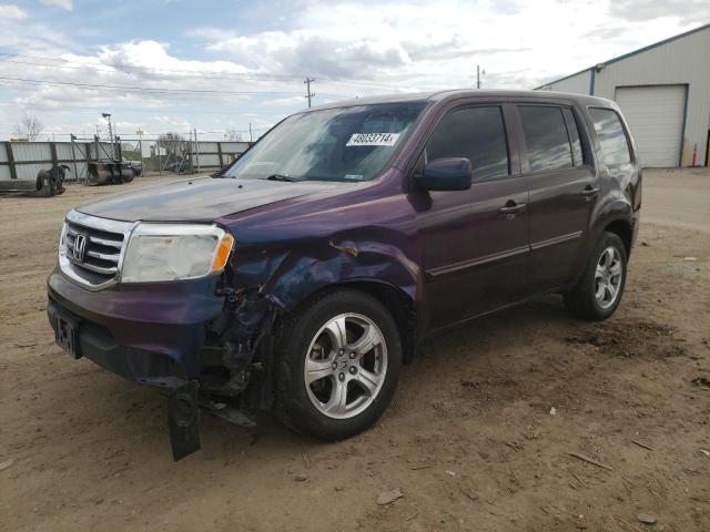 HONDA PILOT EXL 2013 with VIN 5FNYF4H62DB066350 - Photo from auction