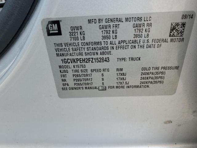 Photo 12 from auction – 2015 CHEVROLET SILVERADO with VIN 1GCVKPEH2FZ152843
