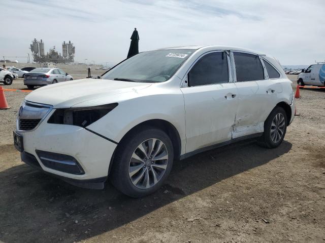 ACURA MDX TECHNO 2016 with VIN 5FRYD4H41GB012108 - Photo from auction