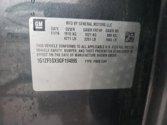 Photo 12 from auction – 2016 CHEVROLET MALIBU with VIN 1G1ZF5SX9GF194895