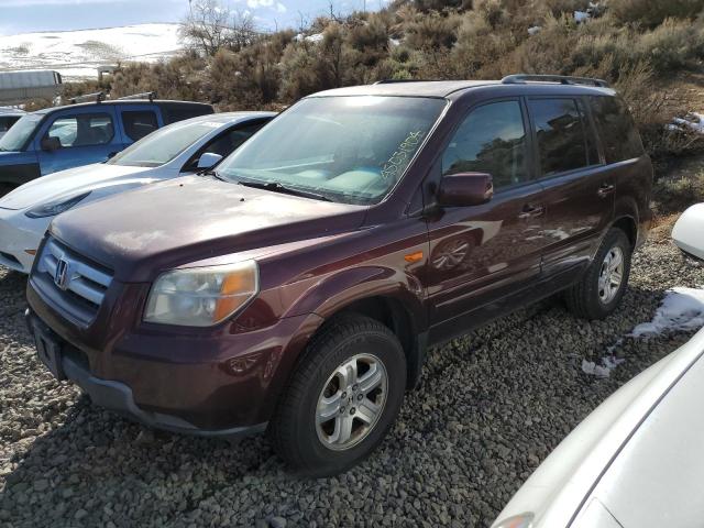 HONDA PILOT 2008 with VIN 5FNYF18228B050800 - Photo from auction
