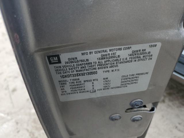 Photo 14 from auction – 2009 GMC ENVOY SLE with VIN 1GKDT33SX92130560