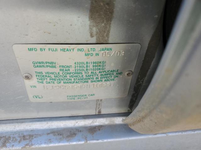 Photo 12 from auction – 2004 SUBARU FORESTER 2 with VIN JF1SG69694H710994