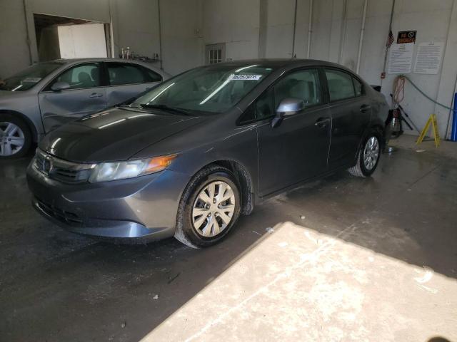 Photo 1 from auction – 2012 HONDA CIVIC LX with VIN 2HGFB2F58CH528132