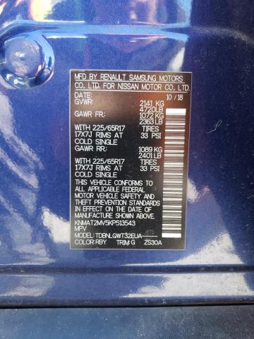 Photo 14 from auction – 2019 NISSAN ROGUE S with VIN KNMAT2MV5KP513543